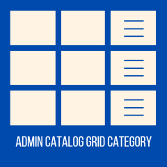 RTCommerce Admin Catalog Grid Category